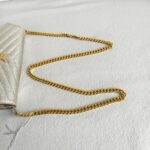 YSL Cassandre Wallet On Chain Gold Leather with Gold Hardware #RTKL-2 - Image 21