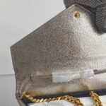 YSL Cassandre Wallet On Chain Gold Leather with Gold Hardware #RTKL-2 - Image 10