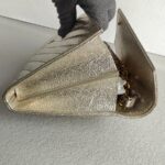 YSL Cassandre Wallet On Chain Gold Leather with Gold Hardware #RTKL-2 - Image 7