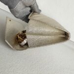 YSL Cassandre Wallet On Chain Gold Leather with Gold Hardware #RTKL-2 - Image 8