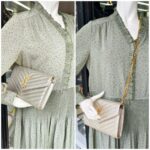 YSL Cassandre Wallet On Chain Gold Leather with Gold Hardware #RTKL-2 - Image 36