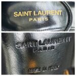 YSL Opyum Sandal Size 38 Black Patent Leather Shoes #RTLR-1 - Image 10