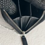 Chanel Boy Card Holder /Coin Purse Black Grained Calfskin with Ruthenium Hardware #RTOO-5 - Image 8