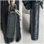 Chanel Boy Card Holder /Coin Purse Black Grained Calfskin with Ruthenium Hardware #RTOO-5 - Image 5