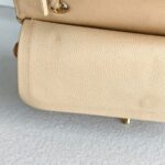 Chanel Classic 11.12 /Medium Double Flap Beige Grained Calfskin with Gold Hardware #RTSL-2 - Image 23