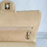 Chanel Classic 11.12 /Medium Double Flap Beige Grained Calfskin with Gold Hardware #RTSL-2 - Image 22
