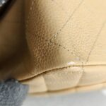 Chanel Classic 11.12 /Medium Double Flap Beige Grained Calfskin with Gold Hardware #RTSL-2 - Image 16