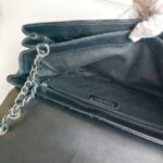 Chanel Flap Bag Black Patent Leather with Silver Hardware #RTYK-1 - Image 39