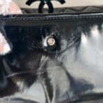 Chanel Flap Bag Black Patent Leather with Silver Hardware #RTYK-1 - Image 27