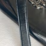 Chanel Flap Bag Black Patent Leather with Silver Hardware #RTYK-1 - Image 25