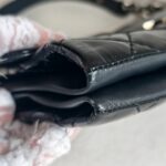 Chanel Flap Bag Black Patent Leather with Silver Hardware #RTYK-1 - Image 23