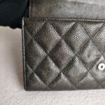 Chanel Flap Wallet Dark Olive Green Grained Calfskin with Ruthenium Hardware #RTYO-1 - Image 14