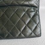 Chanel Flap Wallet Dark Olive Green Grained Calfskin with Ruthenium Hardware #RTYO-1 - Image 6