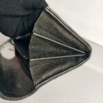 Chanel Flap Wallet Dark Olive Green Grained Calfskin with Ruthenium Hardware #RTYO-1 - Image 8