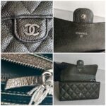 Chanel Flap Wallet Dark Olive Green Grained Calfskin with Ruthenium Hardware #RTYO-1 - Image 11