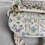 Christian Dior Lady Dior Mini Limited Edition White Leather with Gold Hardware #RTLC-4 - Image 27