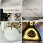 Christian Dior Lady Dior Mini Limited Edition White Leather with Gold Hardware #RTLC-4 - Image 32