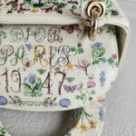 Christian Dior Lady Dior Mini Limited Edition White Leather with Gold Hardware #RTLC-4 - Image 28