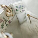Christian Dior Lady Dior Mini Limited Edition White Leather with Gold Hardware #RTLC-4 - Image 37