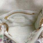 Christian Dior Lady Dior Mini Limited Edition White Leather with Gold Hardware #RTLC-4 - Image 38