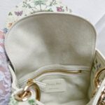 Christian Dior Lady Dior Mini Limited Edition White Leather with Gold Hardware #RTLC-4 - Image 35