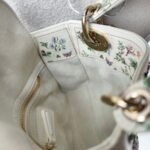 Christian Dior Lady Dior Mini Limited Edition White Leather with Gold Hardware #RTLC-4 - Image 36