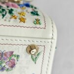Christian Dior Lady Dior Mini Limited Edition White Leather with Gold Hardware #RTLC-4 - Image 14