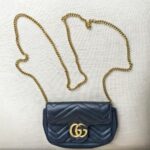 Gucci GG Marmont Mini Black Leather with Gold Hardware #RTTR-1 - Image 2