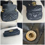 Gucci GG Marmont Mini Black Leather with Gold Hardware #RTTR-1 - Image 3