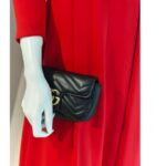 Gucci GG Marmont Mini Black Leather with Gold Hardware #RTTR-1 - Image 26