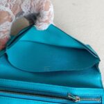 Hermes Bearn Long Wallet Blue Mysore Leather with Palladium Plated Hardware Bag #RTTE-2 - Image 20