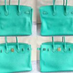 Hermes Birkin 35cm Turquoise Togo Leather with Palladium Plated Hardware #RELE-1 - Image 2