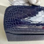 Hermes Constance To Go Long Wallet Blue Encre Alligator with Gold Hardware #EEEE-1 - Image 3