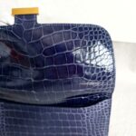 Hermes Constance To Go Long Wallet Blue Encre Alligator with Gold Hardware #EEEE-1 - Image 4
