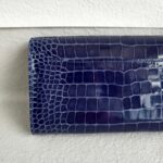 Hermes Constance To Go Long Wallet Blue Encre Alligator with Gold Hardware #EEEE-1 - Image 5