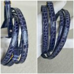 Hermes Constance To Go Long Wallet Blue Encre Alligator with Gold Hardware #EEEE-1 - Image 19