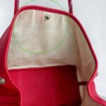 Hermes Garden Party 36cm Red Leather with Palladium Hardware #RTTY-2 - Image 30