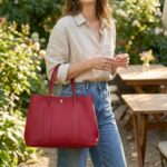 Hermes Garden Party 36cm Red Leather with Palladium Hardware #RTTY-2 - Image 33