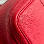 Hermes Garden Party 36cm Red Leather with Palladium Hardware #RTTY-2 - Image 13