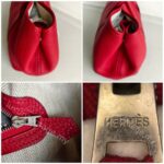 Hermes Garden Party 36cm Red Leather with Palladium Hardware #RTTY-2 - Image 16