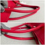 Hermes Garden Party 36cm Red Leather with Palladium Hardware #RTTY-2 - Image 17