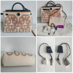 Hermes Herbag Zip 31cm H Plume Canvas with "Circuit 24" Motif and Palladium Hardware #RTSE-1 - Image 2