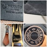 Hermes Herbag Zip 31cm H Plume Canvas with "Circuit 24" Motif and Palladium Hardware #RTSE-1 - Image 25