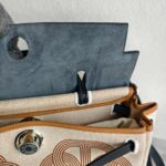 Hermes Herbag Zip 31cm H Plume Canvas with "Circuit 24" Motif and Palladium Hardware #RTSE-1 - Image 24