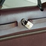 Hermes Herbag Zip 31cm Maroon Canvas with Leather and Palladium Hardware #RTOR-1 - Image 19