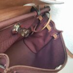Hermes Herbag Zip 31cm Maroon Canvas with Leather and Palladium Hardware #RTOR-1 - Image 31
