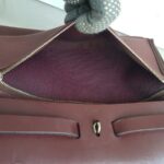 Hermes Herbag Zip 31cm Maroon Canvas with Leather and Palladium Hardware #RTOR-1 - Image 26