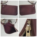 Hermes Herbag Zip 31cm Maroon Canvas with Leather and Palladium Hardware #RTOR-1 - Image 23