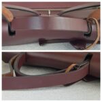 Hermes Herbag Zip 31cm Maroon Canvas with Leather and Palladium Hardware #RTOR-1 - Image 22