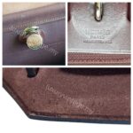 Hermes Herbag Zip 31cm Maroon Canvas with Leather and Palladium Hardware #RTOR-1 - Image 24